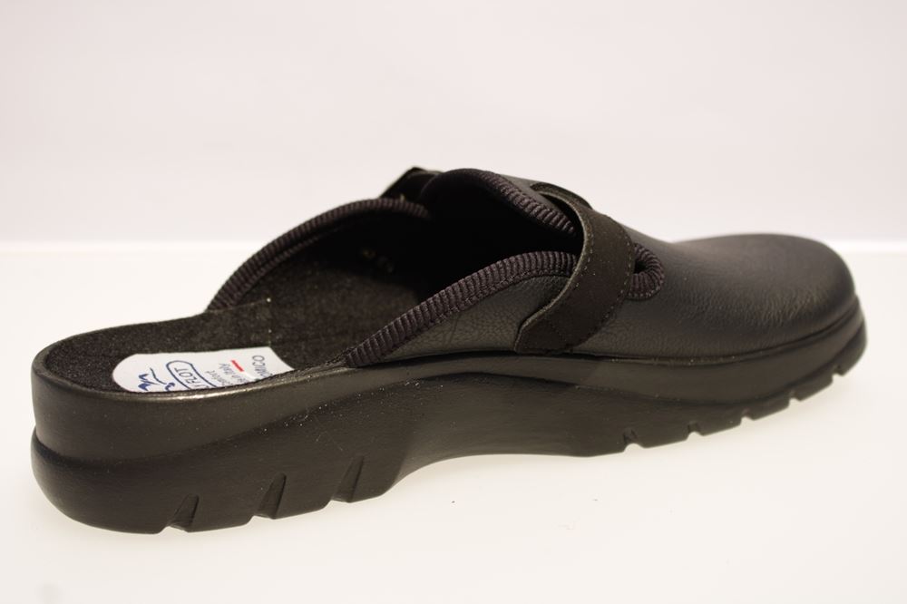Fly Flot Hausschuh Hauspantolette schwarz 882186 39 | schwarz | 