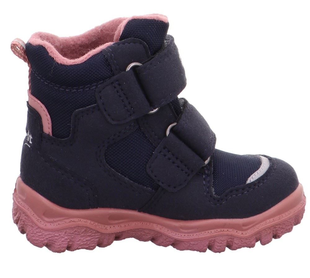 superfit HUSKY Mädchen Winterstiefel Wasserdicht Gore Tex Blau Rosa 1-000045-8010 
