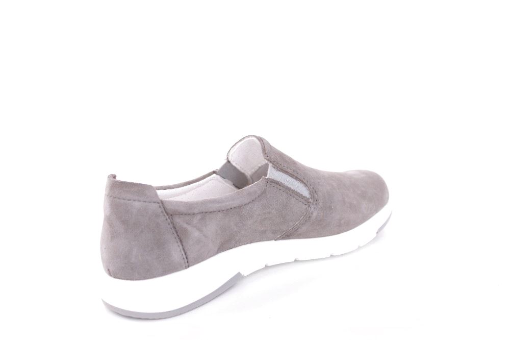 ACO Damen Slipper LENI 01 Wechselfußbett Antirutschsohle S12 grau 1245/10221 39 | 1019/1019 grey | 