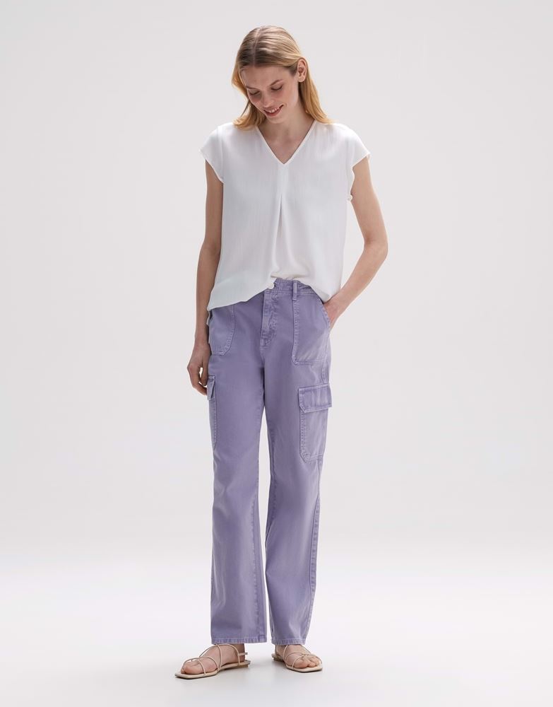 OPUS Shirtbluse Falotta 1/2 Arm V - Ausschnitt S13 1018995809100 