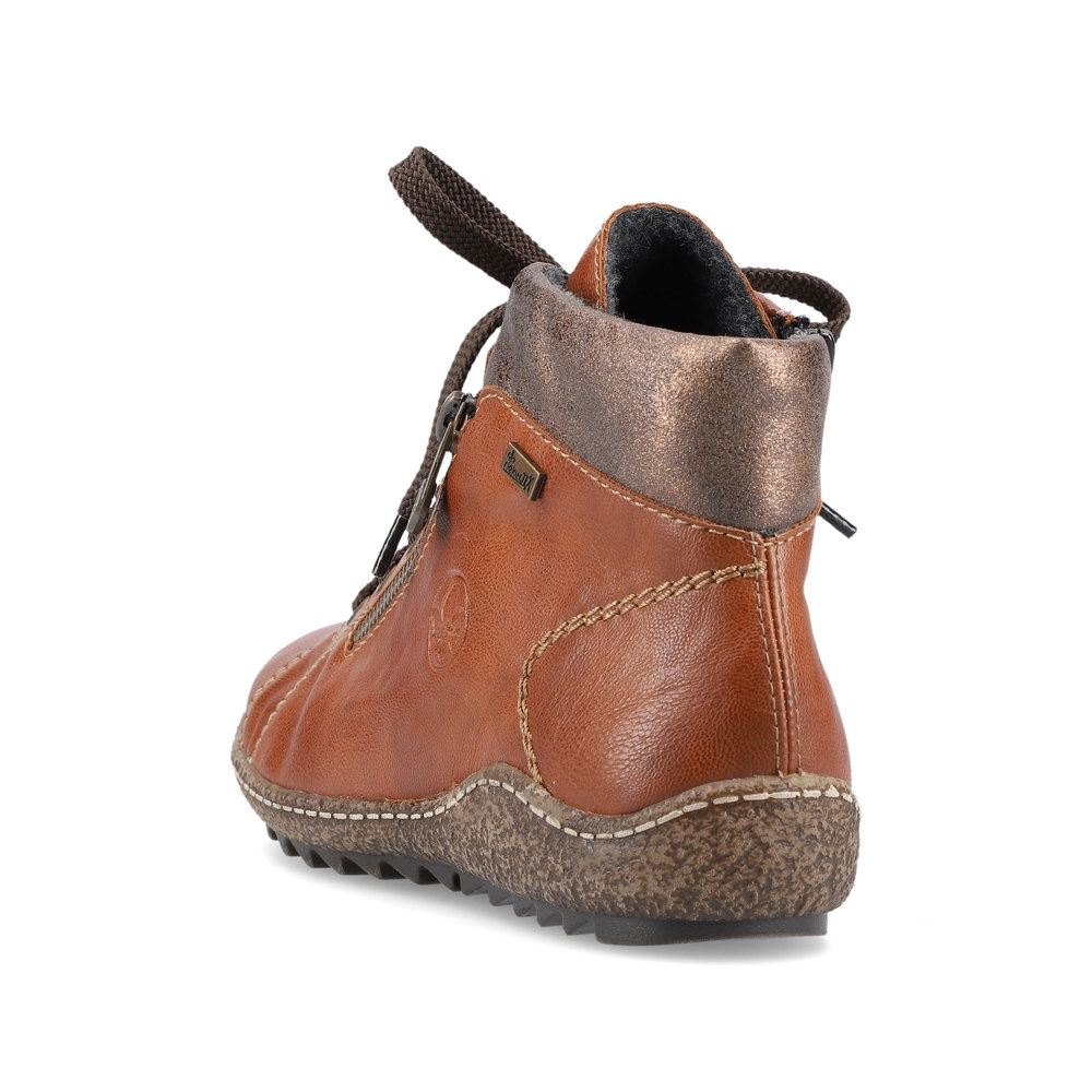 Rieker Antistress Schnürboot Reißverschluss TEX_-Membran braun S21  Z7540-22 37 | cuoio/antik | E