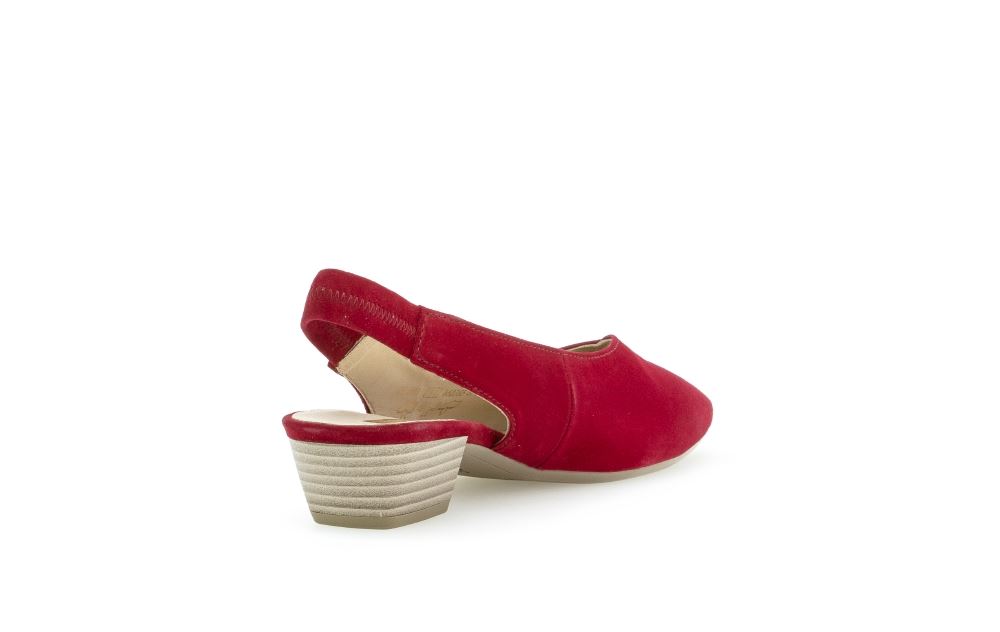Gabor Slingpumps samt rot 25.630.15 