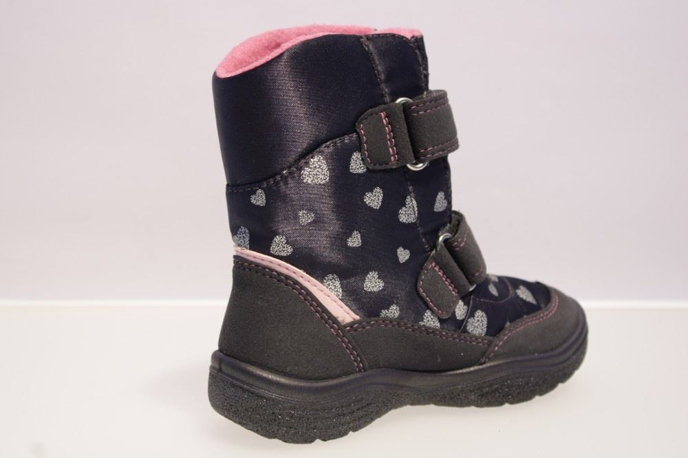 Superfit Stiefel GoreTex wasserdicht warm blau rosa Klettverschluss  3-09091-80 