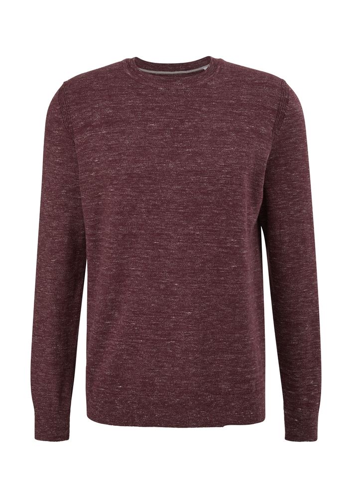 s.Oliver Strickpullover in melierter Optik S22 2124527 XL | 01W1 WHITE | 
