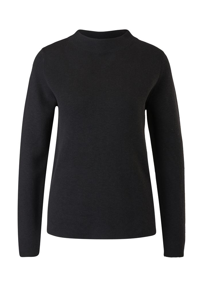 s.Oliver Pullover aus Viskosemix S22 2120681 32 | 9999 GREY/BLACK | 