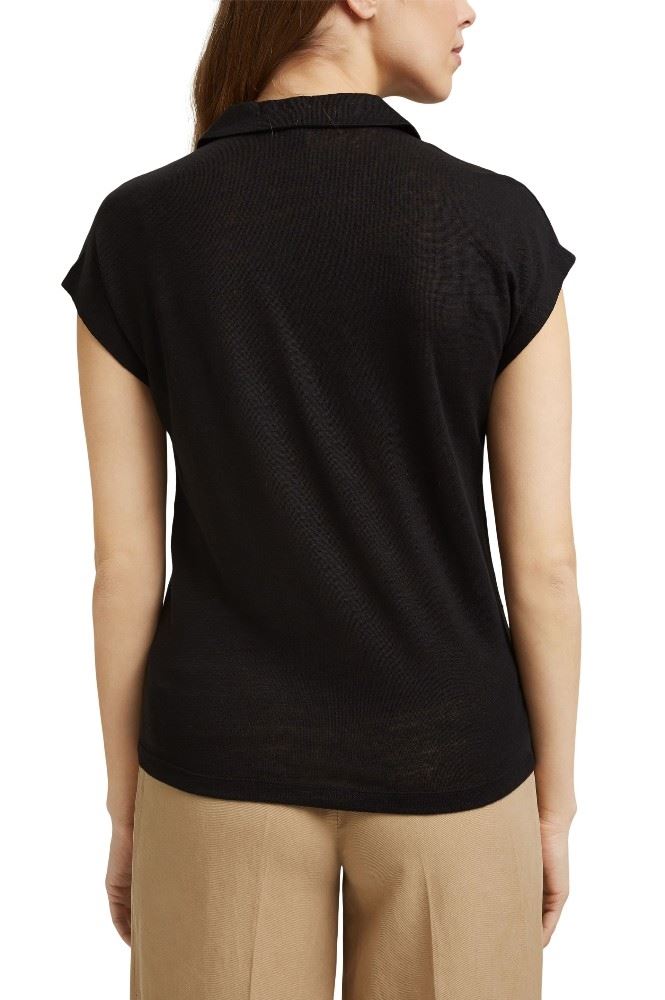 ESPRIT COLLECTION Poloshirt Leinen 041EO1K307 