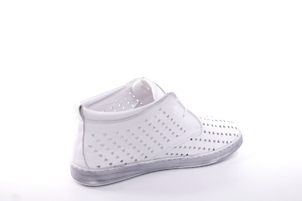 Andrea Conti Sneaker High Leder durchbrochen weiß S12 0349655001 40 | weiss | 