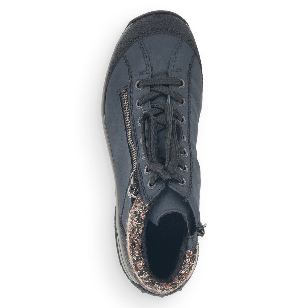Rieker Antistress Schnürschuh Schnürstiefel blau  S21  L5223-00 37 | schwarz/pazifik | E