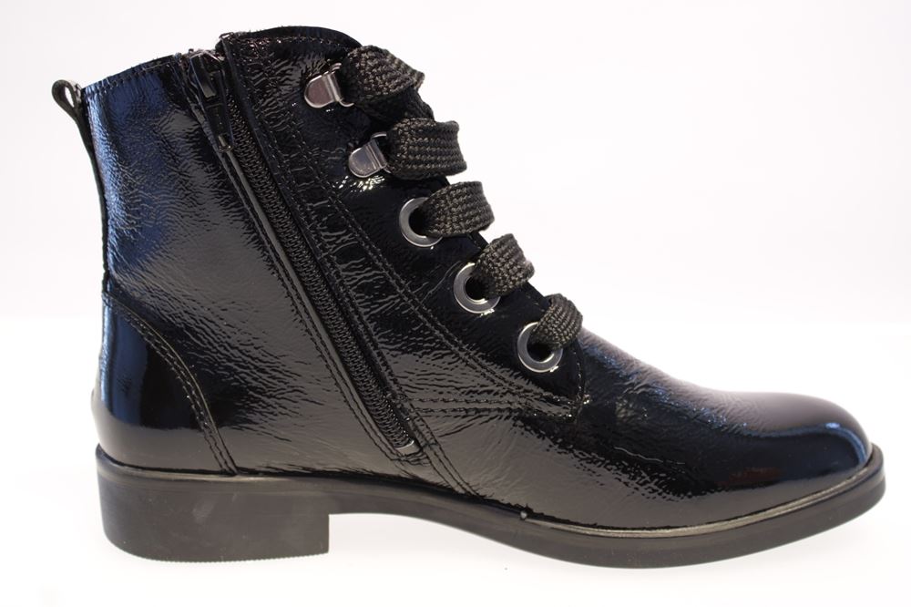 ACO Stiefelette Lack schwarz 915/8631 