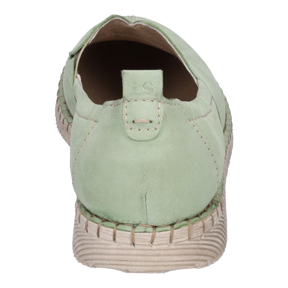JOSEF SEIBEL Sofie 38 Damen Slipper Leder grün blau S12  71838 39 | 625 hellgrün | 