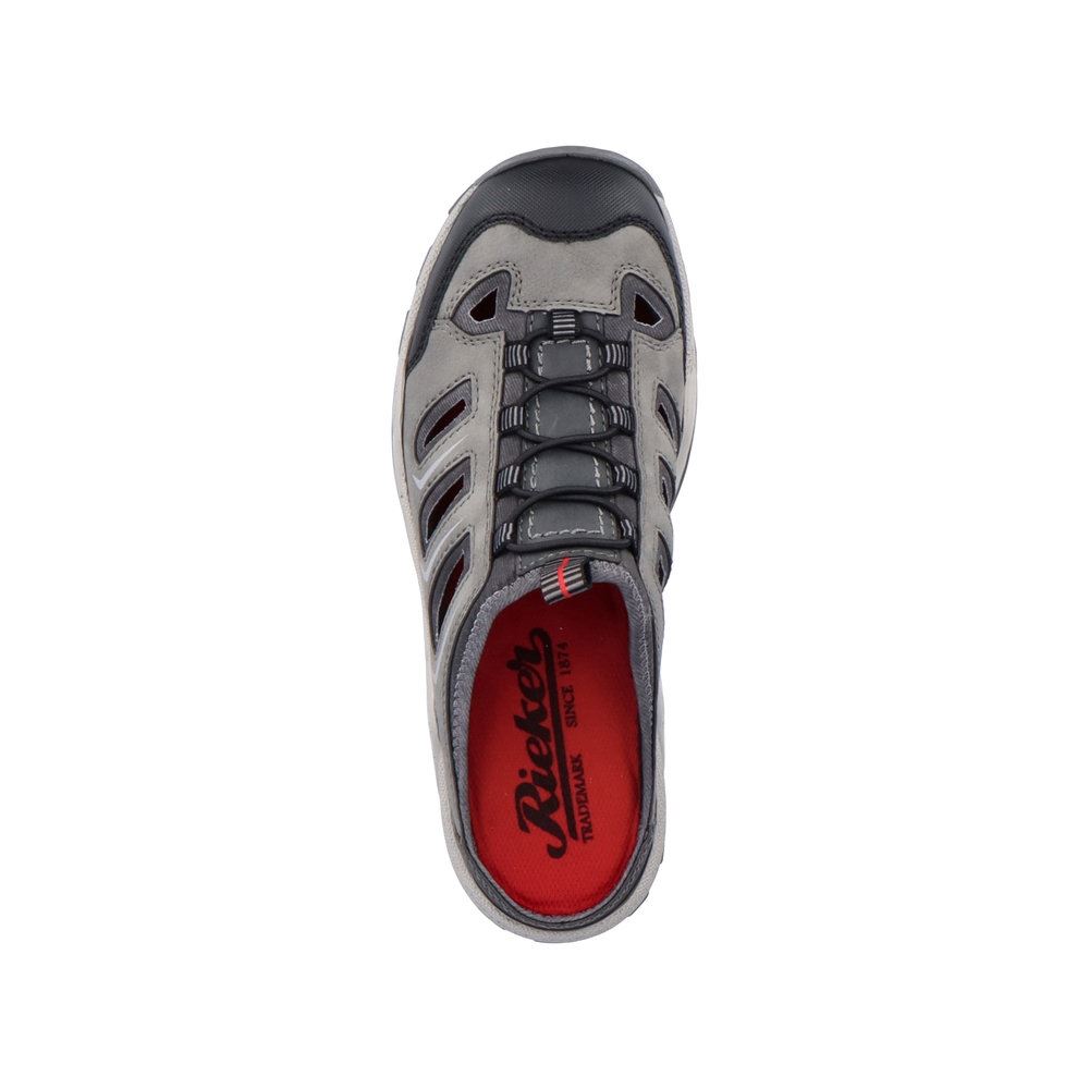 Rieker Herren Clogs mondgrau S13  08051-40 