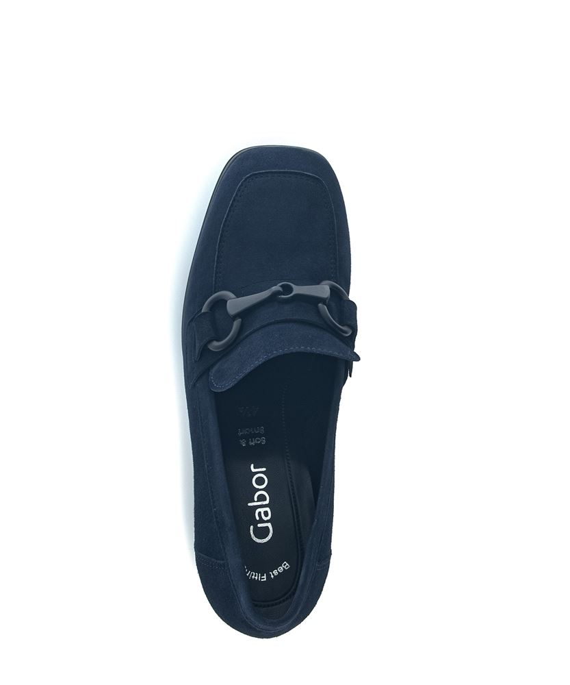 Gabor Trotteur Hochfrontpumps Rauleder blau S23  35.292.16 