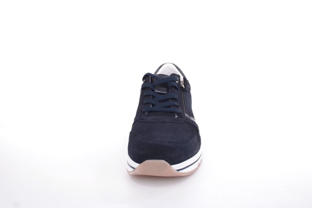 ACO CLAIRE 23 Damen Sneaker Nubukleder Wechselfußbett blau S13 1207/10233 