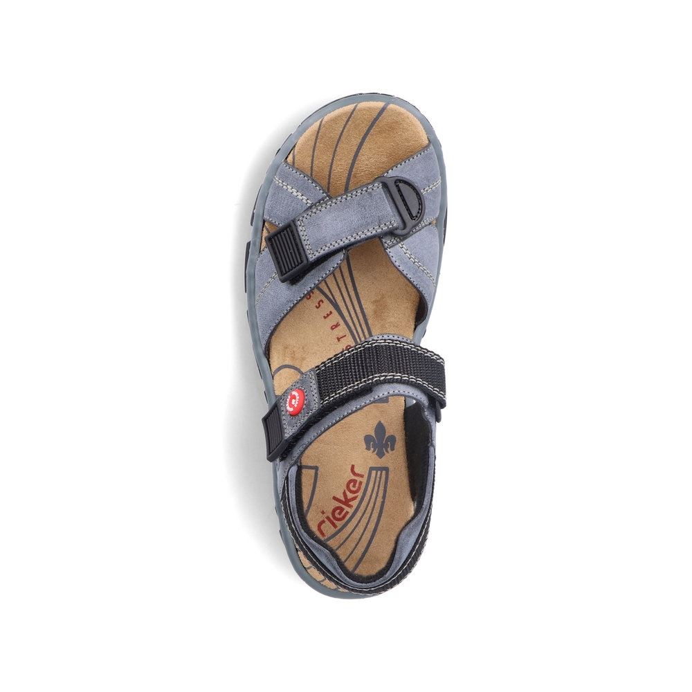 Rieker Damen Trekkingsandalen blaugrau S13  68851-14 
