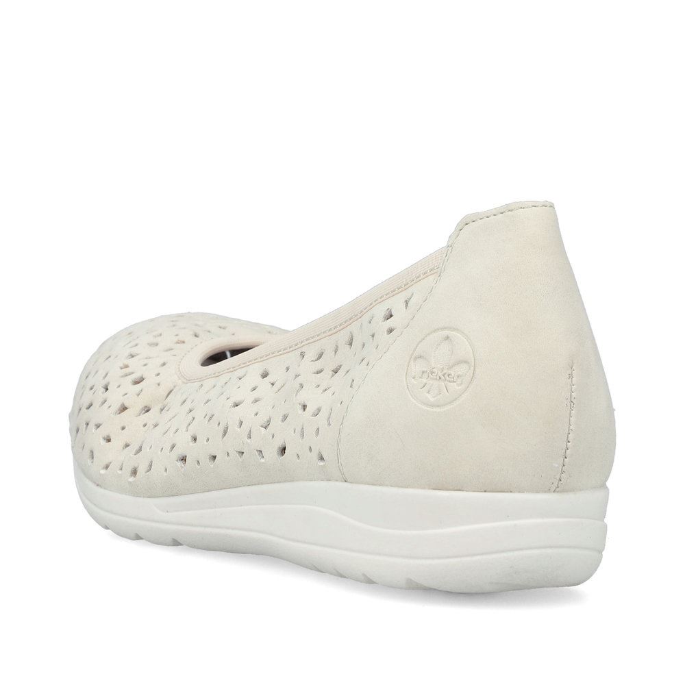 Rieker Damen Ballerinas helllbeige S13  L9365-60 