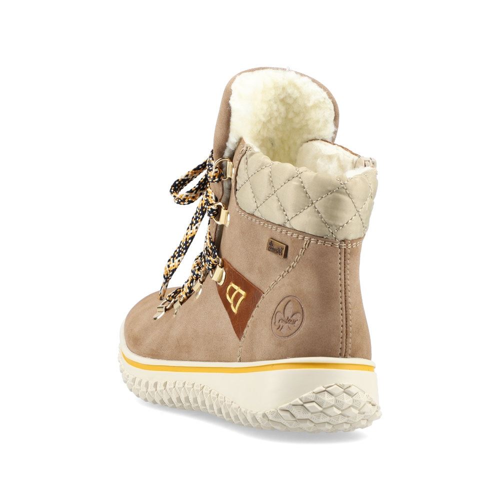 Rieker Antistress Schnürboots TEX- Membran braun S21 Z4238-64 36 | fango/mogano/be | E