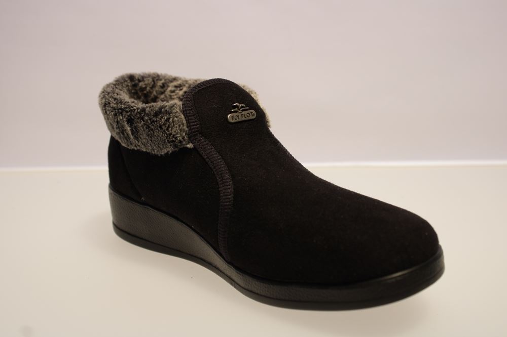 Fly Flot Hausschuhe schwarz 863745 41 | schwarz | 