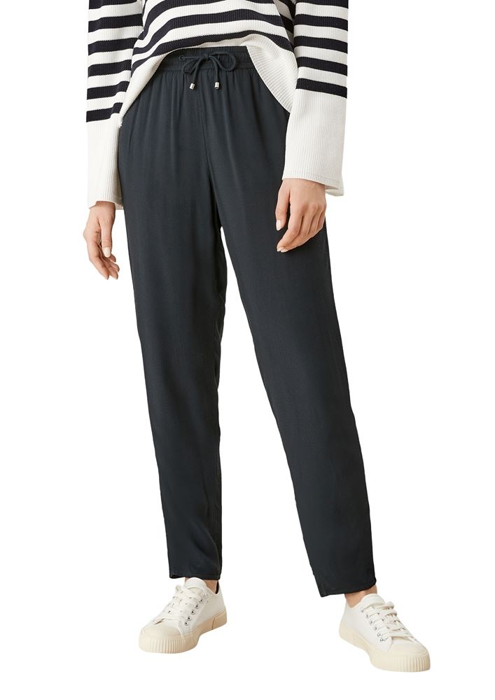 s.Oliver Jogpants Stoffhose Dobby- Struktur grün blau S12  2114080 