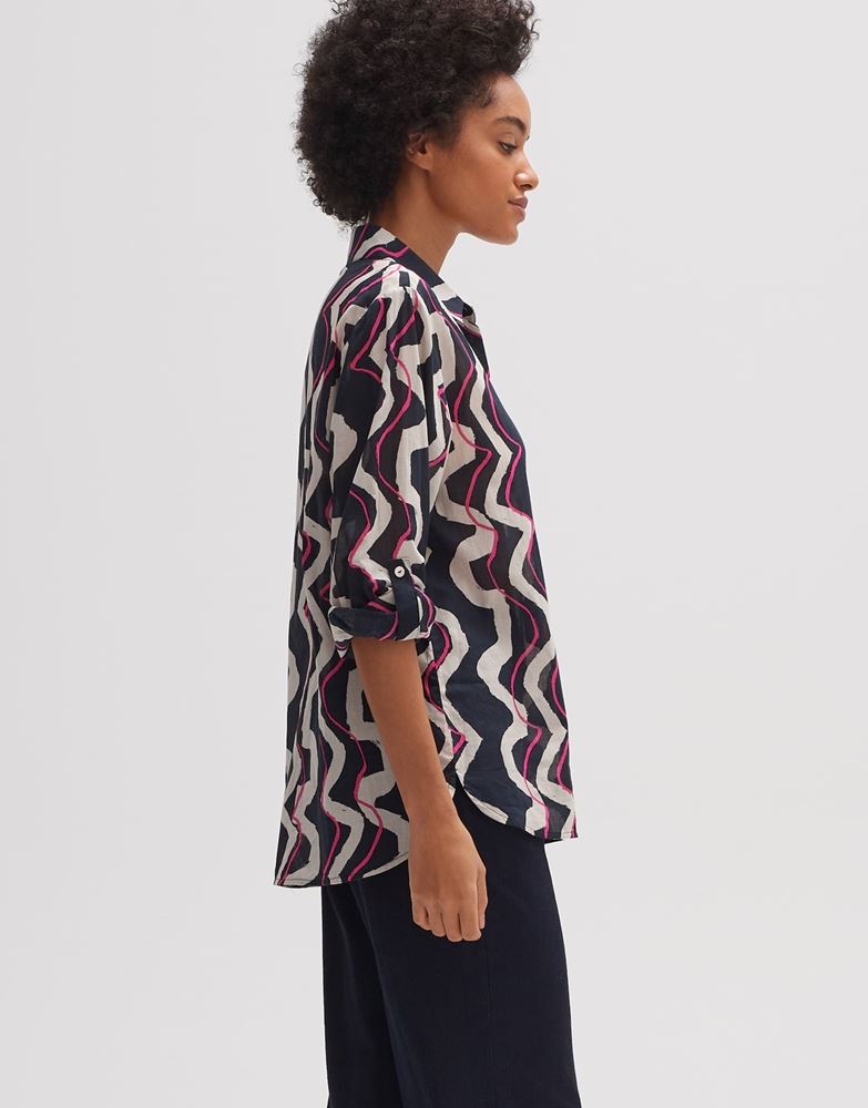 OPUS Printbluse Fumine wave S13 2454911411189 