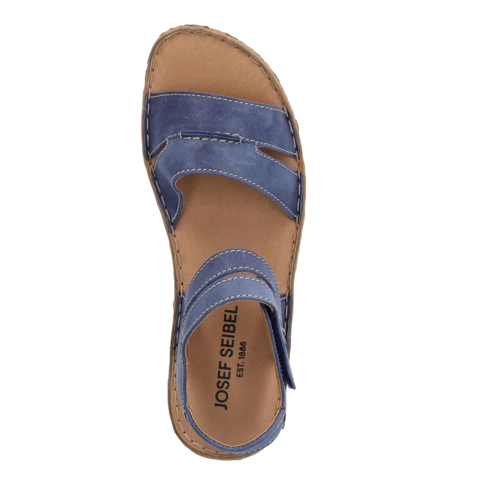 Josef Seibel Damen Sandale Rosalie 47 Leder blau S12  79547 40 | 530 ocean | 