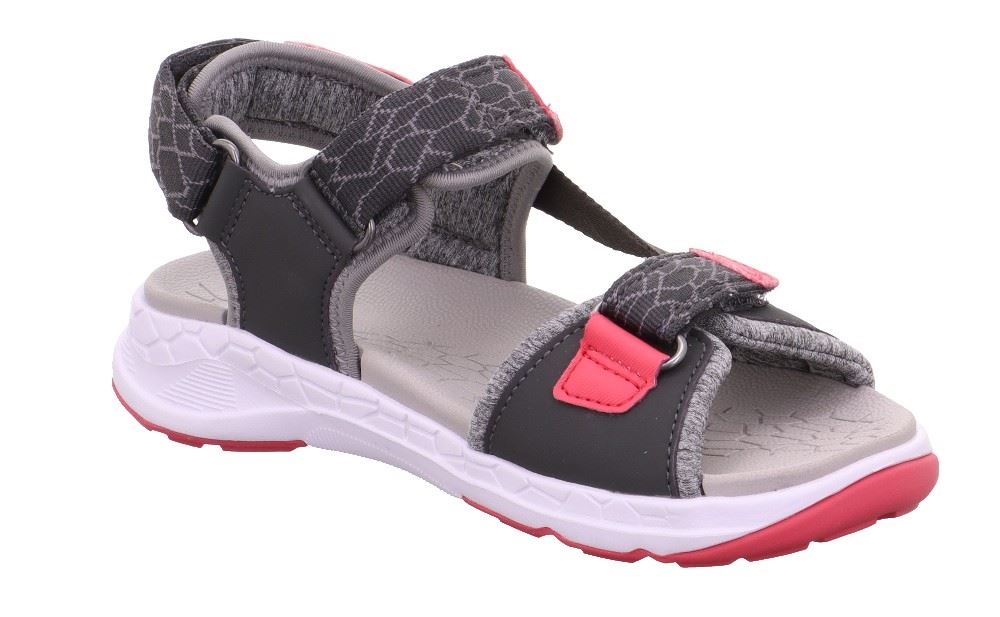 superfit Sandale CRISS CROSS grau pink Trekking 1-000580-2000 34 | grau/pink | 
