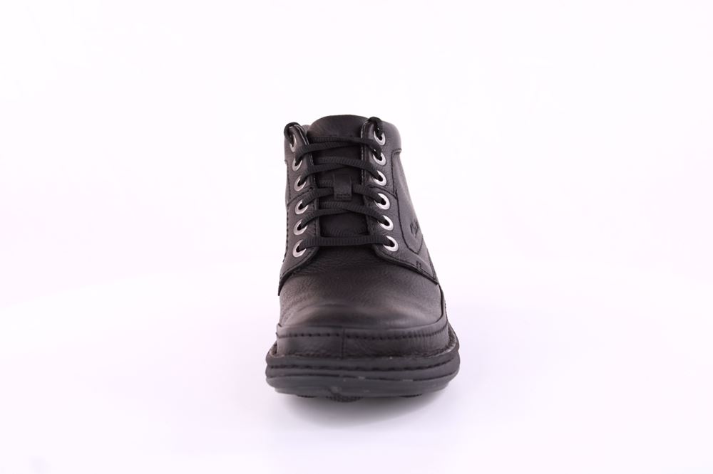 Clarks Nature Lite Herren Schnürschuh Schnürboots Leder schwarz S21  26161195 