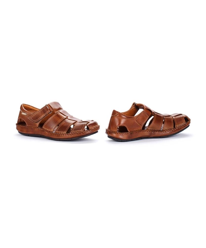 Pikolinos Sandale Klettverschluß braun  06J-5433 