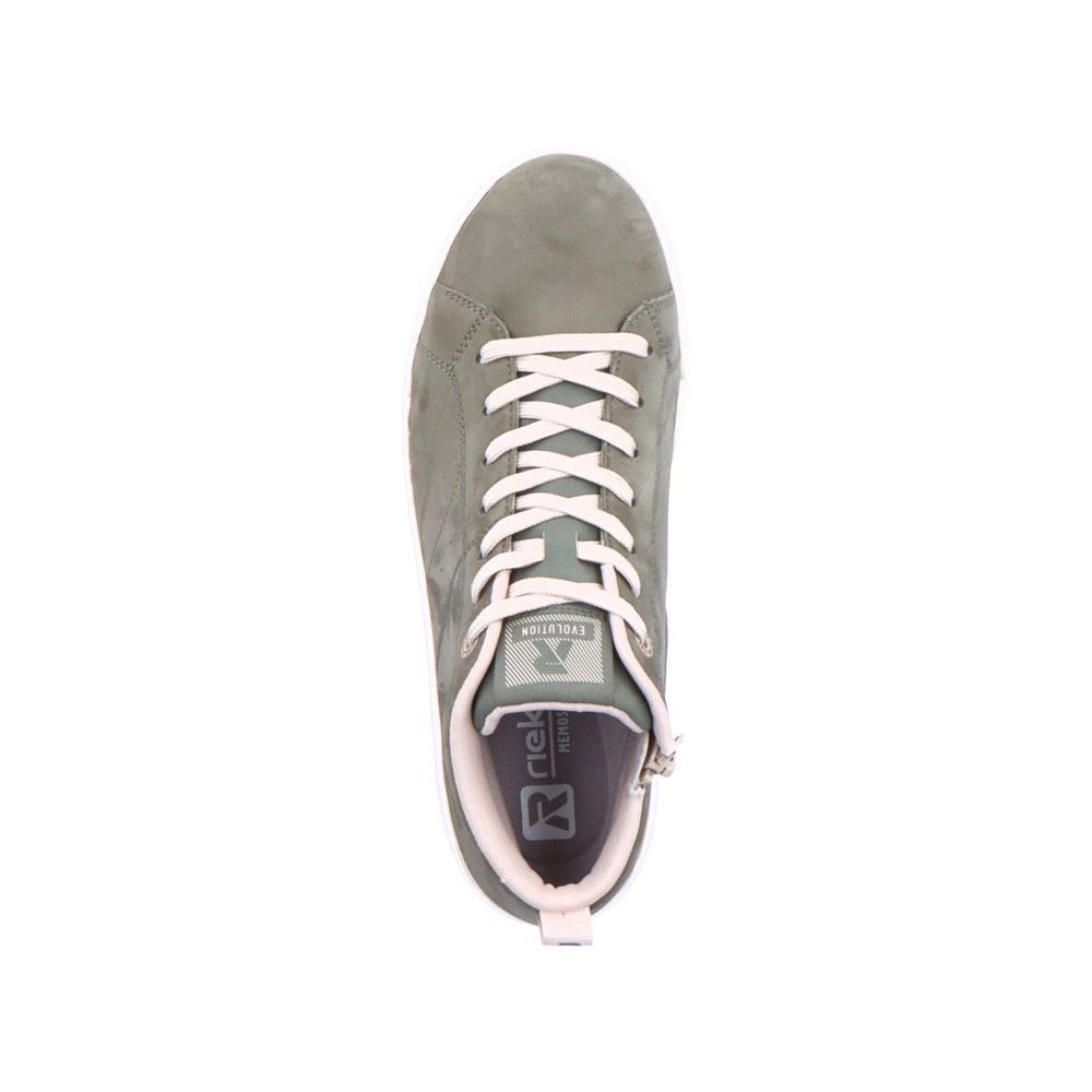 Rieker EVOLUTION Damen Sneaker High  TEX- Membran grün S22 41907-54 40 | moor/moor | F