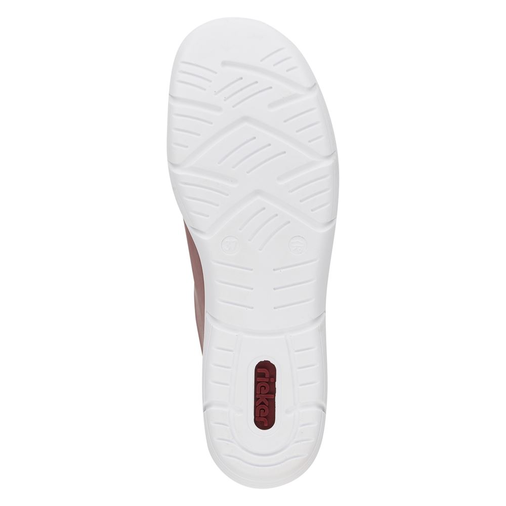 Rieker Antistress Sneaker Reißverschluss Elastikbänder rosa S12 L7460-31 