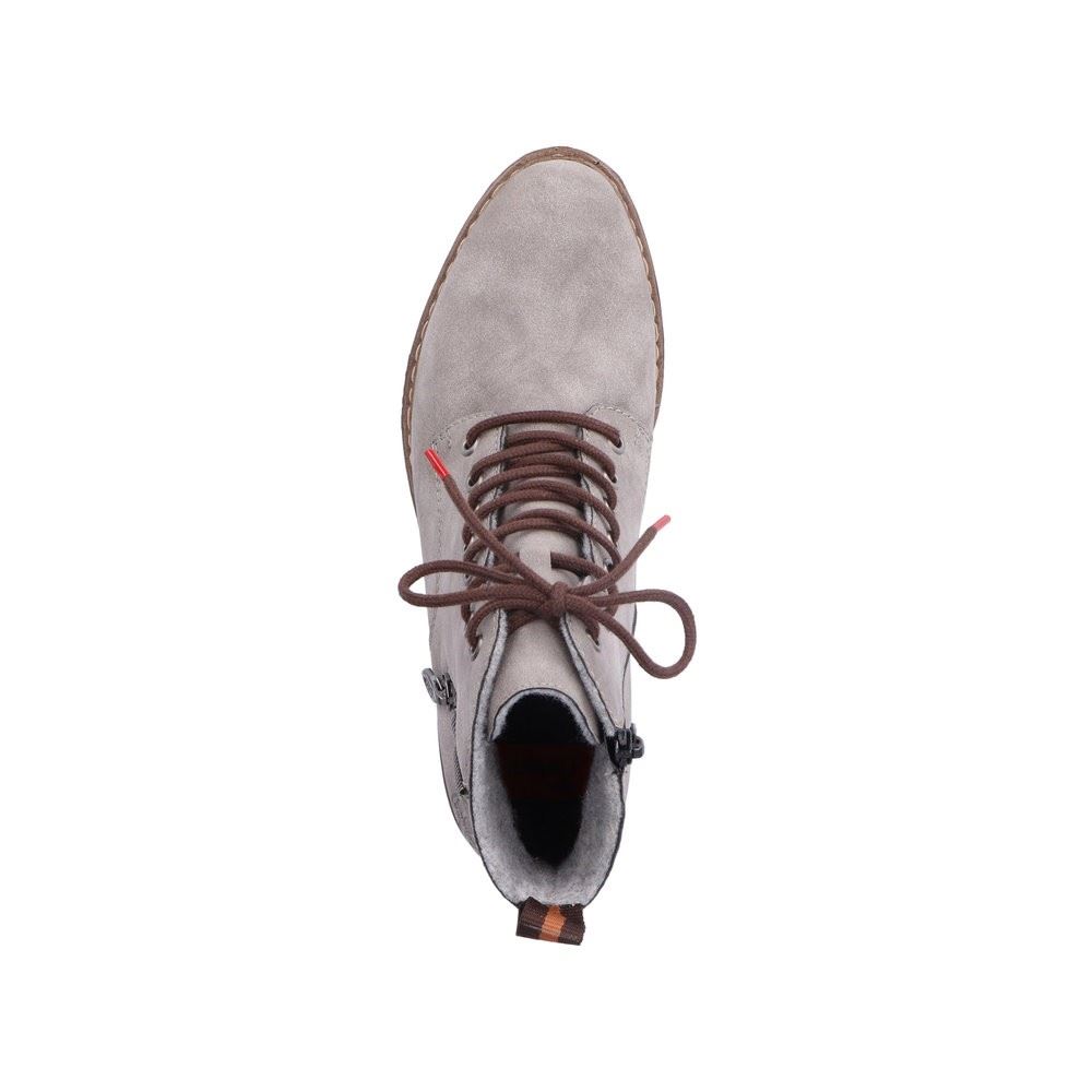 Rieker Antistress Damen Schnürstiefelette grau S22  77210-40 