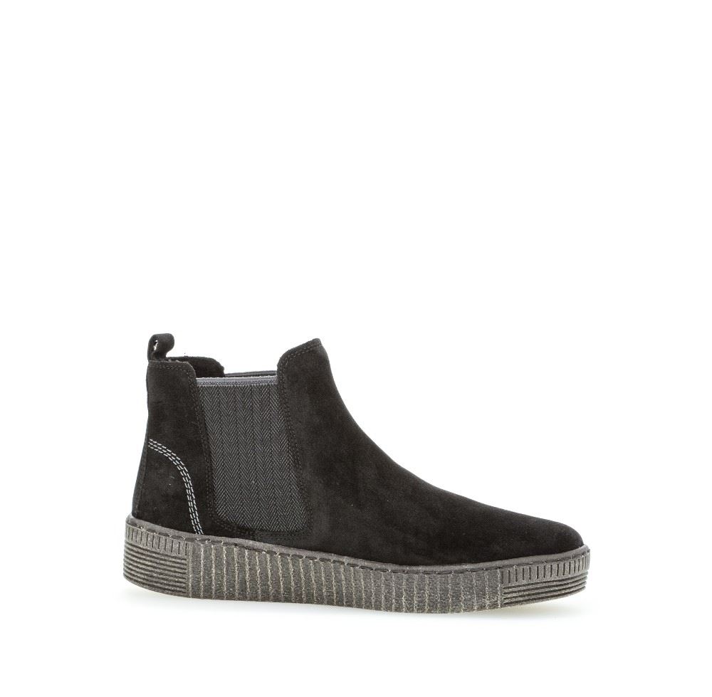 Gabor Chelsea Boot schwarz S21 73.731.17 4 | schw./grau(anth | F