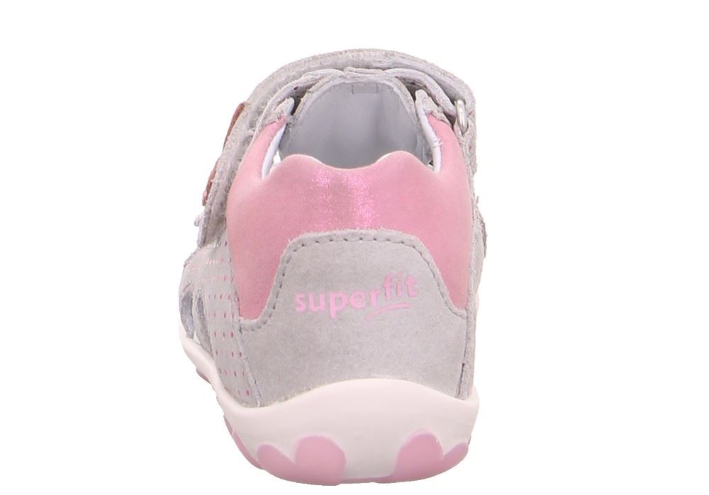 Superfit Fanni Sandale Leder 09041 20 | 25 hellgrau/ro | 