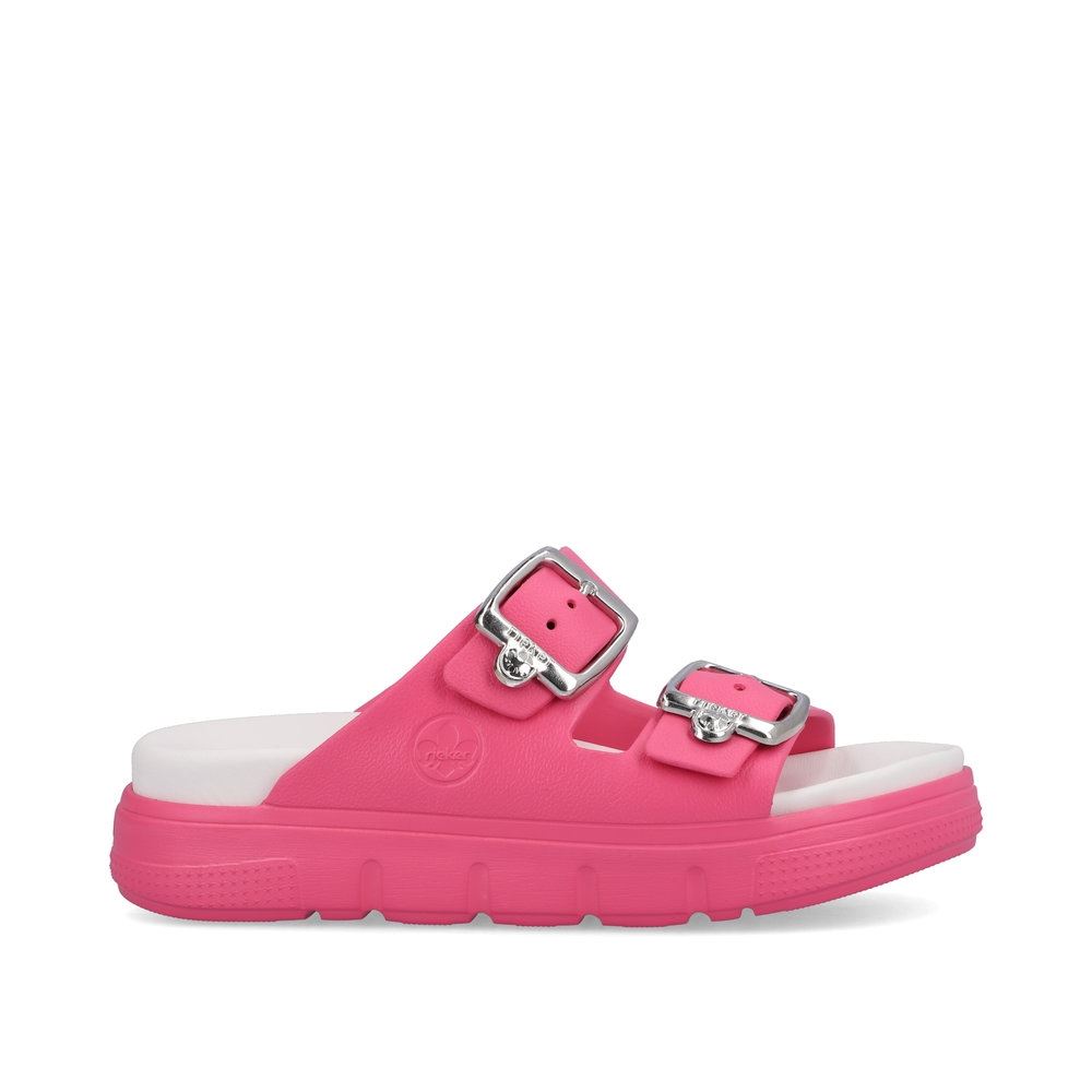 Rieker Damen Pantoletten flamingorosa S13  P2180-32 