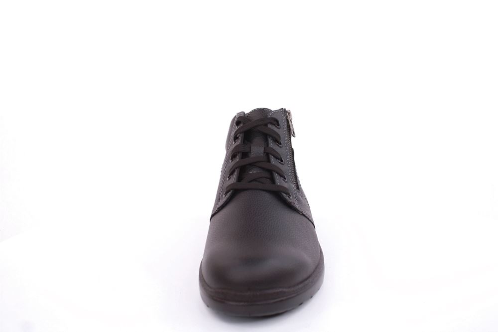 Jomos Herren Schnürschuh Knöchelhoh Leder TEX- Membran Comfortweite H schwarz S22 464902 48 | 000 schwarz | 