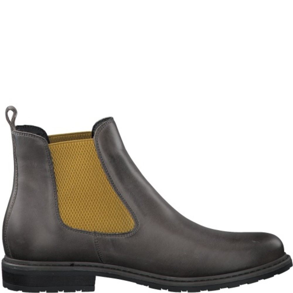 Tamaris Leder Chelsea Boots 1-1-25056-25 36 | 299 GREY LEA/SA | 