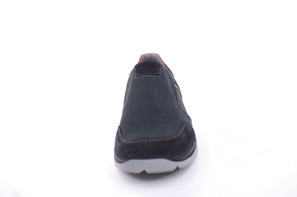 IMAC Herren Slipper Veloursleder blau S12 152421 44 | blu cognac | 