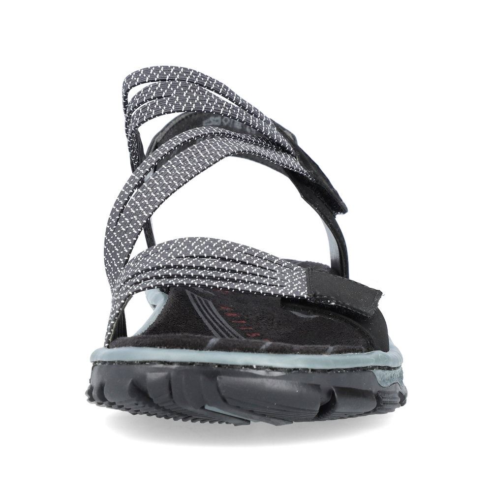 Rieker Damen Trekkingsandalen graphitschwarz S13 68871-00 