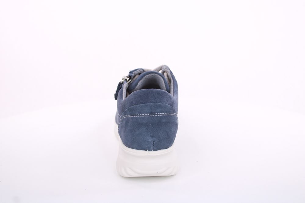 Imac Damen Schnürschuh Leder Wechselfußbett blau S13 355820 