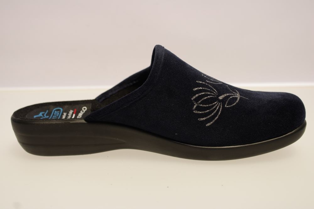 Fly Flot Hausschuh Hauspantolette blau 863867 