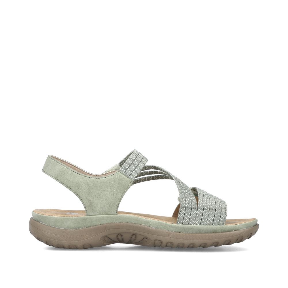 Rieker Damen Riemchensandalen mintgrün S13  64870-52 