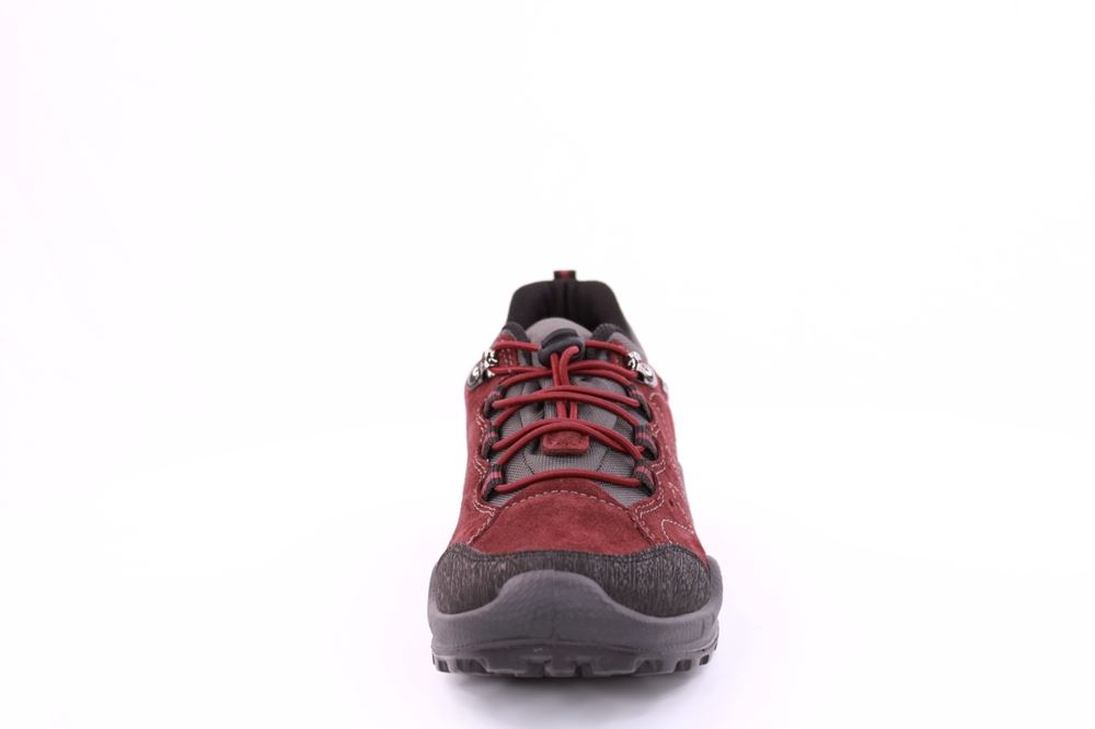 IMAC Damen Trekkingschuh Outdoorschuh  Halbschuh Schnellschnürung TEX- Membran rot S21  808809 36 | bordo | 