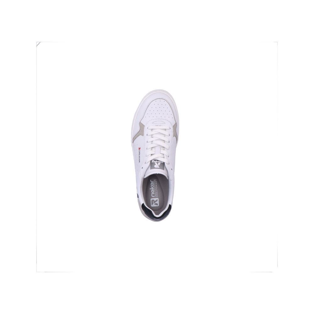 Rieker Evolution Herren Sneaker Leder weiß S13 U0401-81 