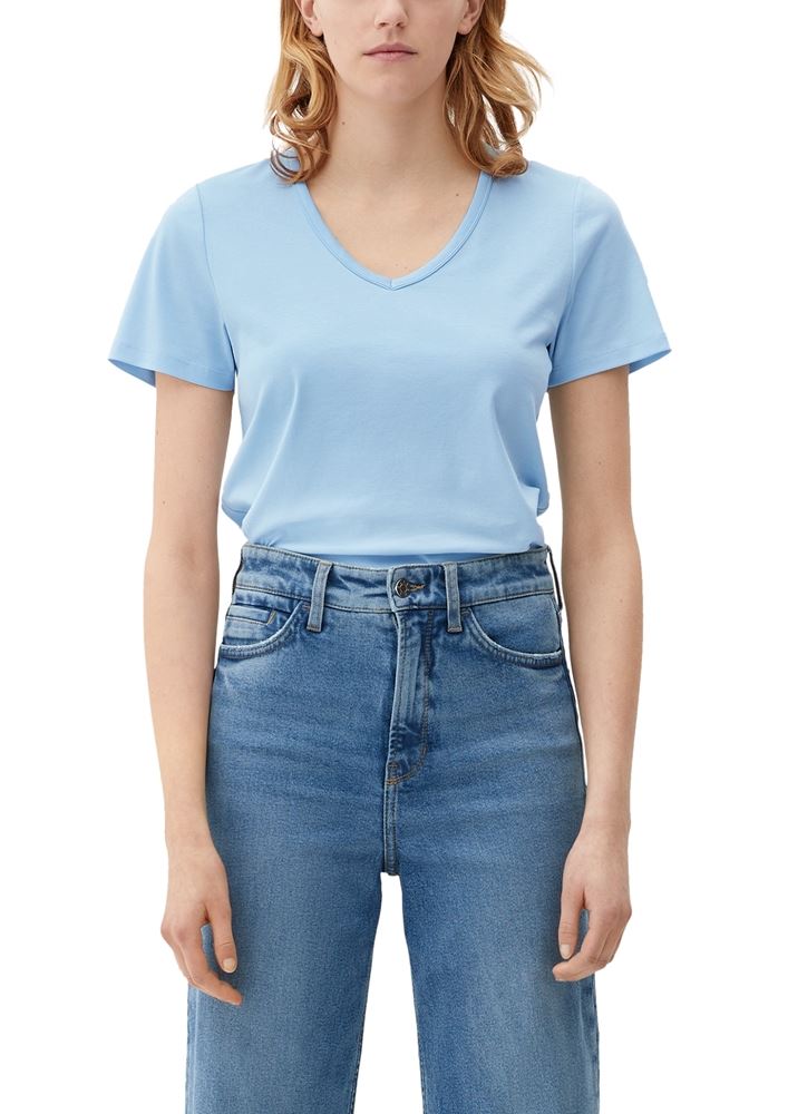 s.Oliver T-Shirt aus Baumwolljersey rosa, blau, grün S13  2135223 