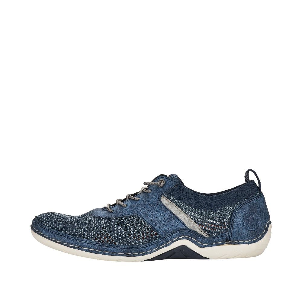 Rieker Herren Schnürschuhe pazifikblau 07551-15 41 | baltik/baltik/g | G