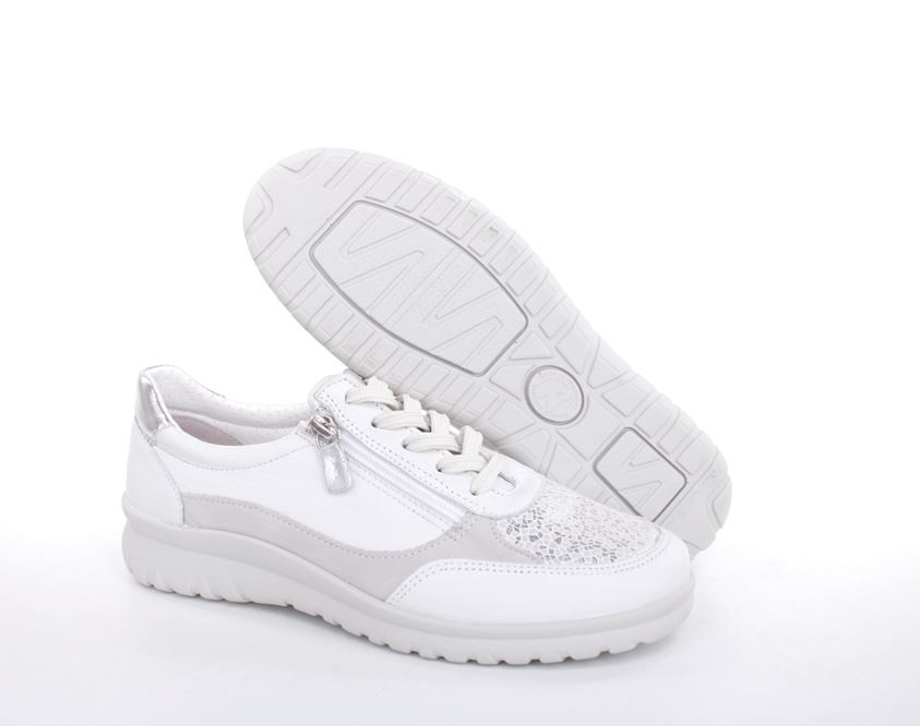 ACO DAHLI 09 Damen Sneaker Leder Wechselfußbett weiß S13  1160/10189 
