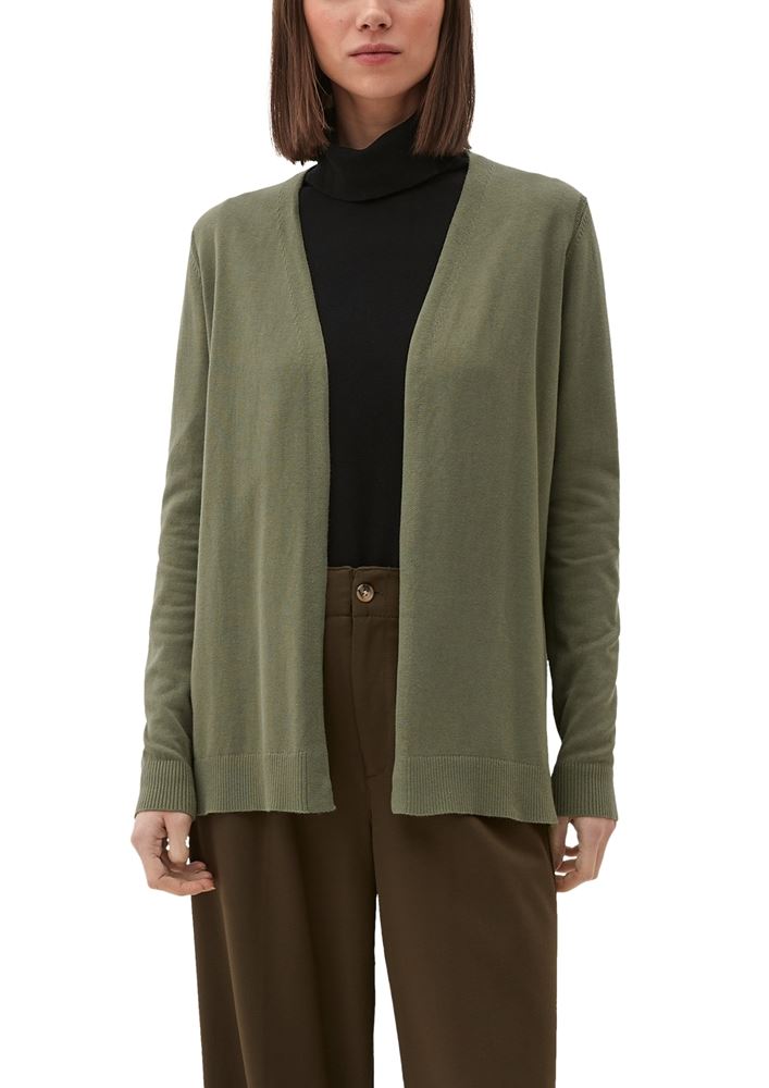 s.Oliver Strickjacke aus Viskosemix grün, braun, grau, schwarz S13  2127027 