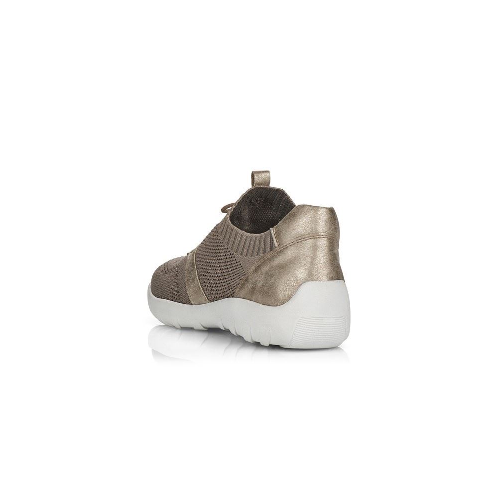 Remonte Sneaker Slipper beige softfoam R3511-64 37 | fango-spark/per | G