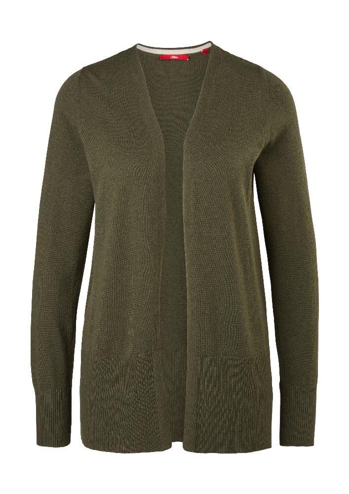 s.Oliver Strickjacke mit breiter Rippblende S11 2060951 