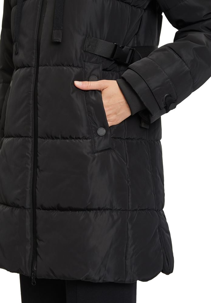 Betty Barclay Outdoorjacke Kapuze rot und schwarz S22 73031544 42 | 9045 Black | 