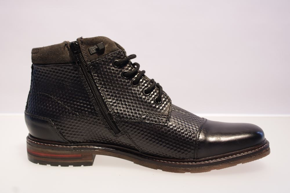 bugatti Schnürstiefelette schwarz 311-60230-100 